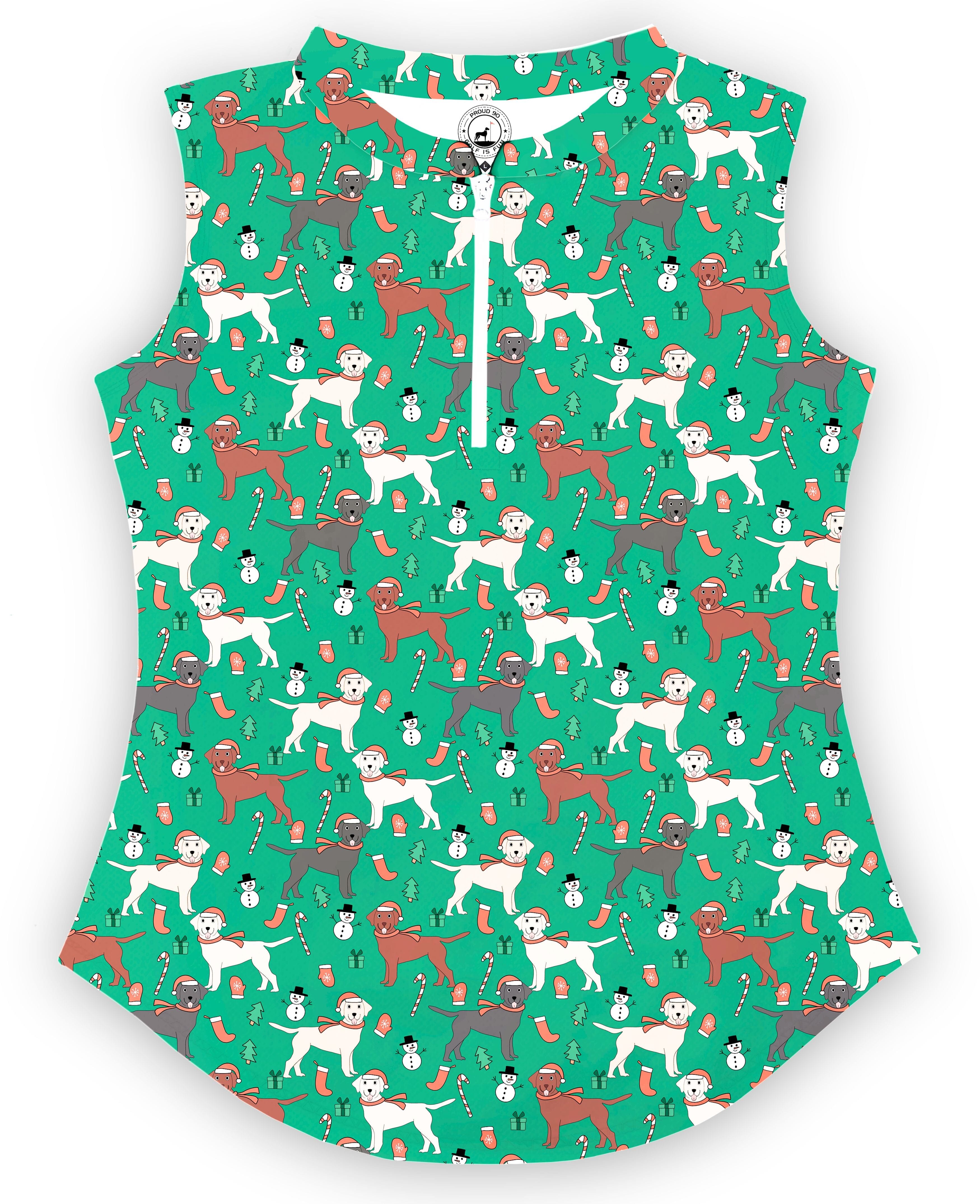 FREE Holiday Polo with Purchase Men's Fall/Winter Proud 90 X Small Women's Holiday Pups 